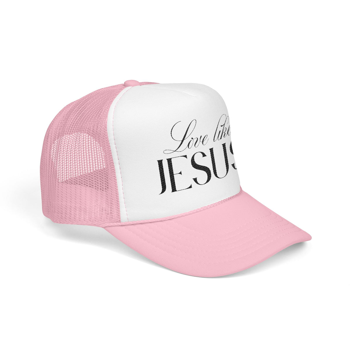 Love Like Jesus Embroidered Trucker Hat | Christian Cap.