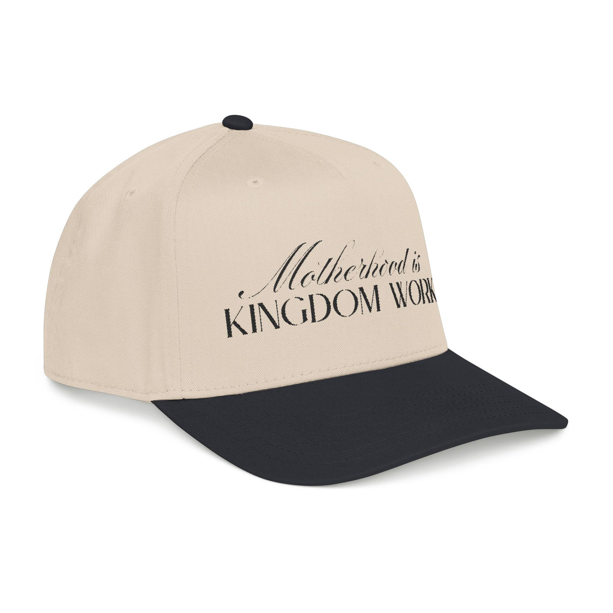 Motherhood Is Kingdom Work Hat | Christian Mom Cap.