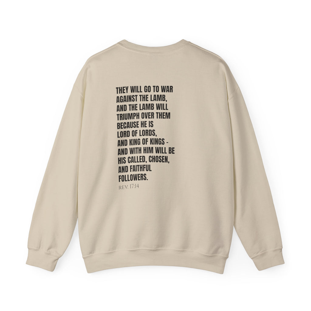 Jesus Is King | Revelation 17:14 Christian Sweatshirt | My God Has Answered.