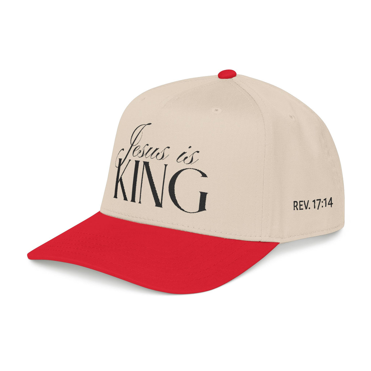 Jesus Is King Hat | Bold Christian Cap for Believers.