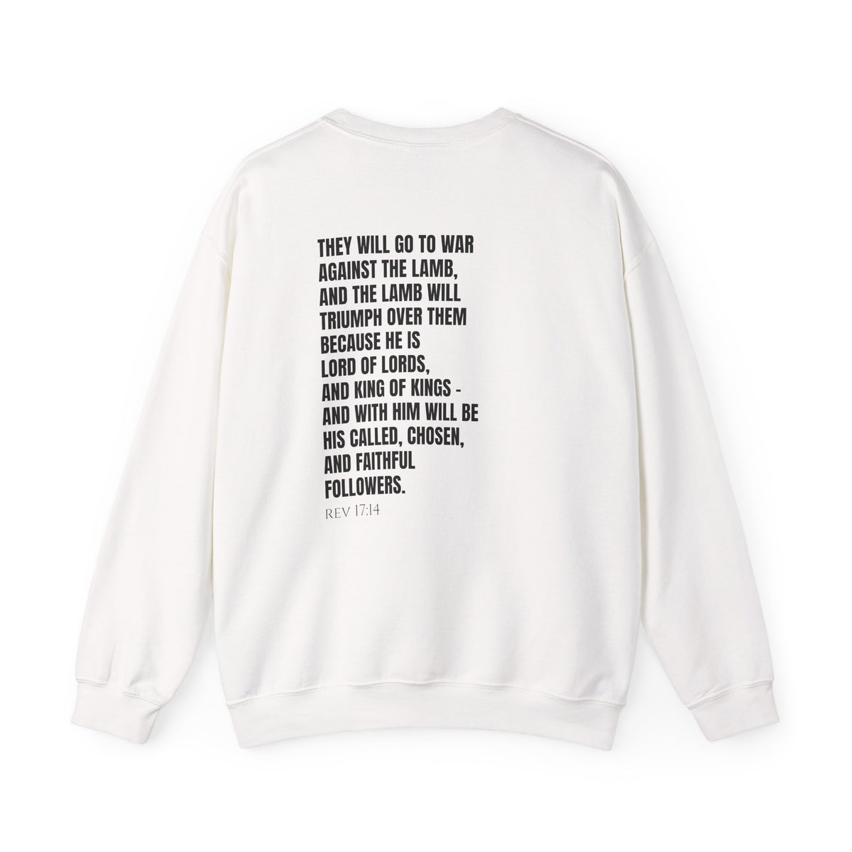 Jesus Is King | Revelation 17:14 Christian Sweatshirt | My God Has Answered.