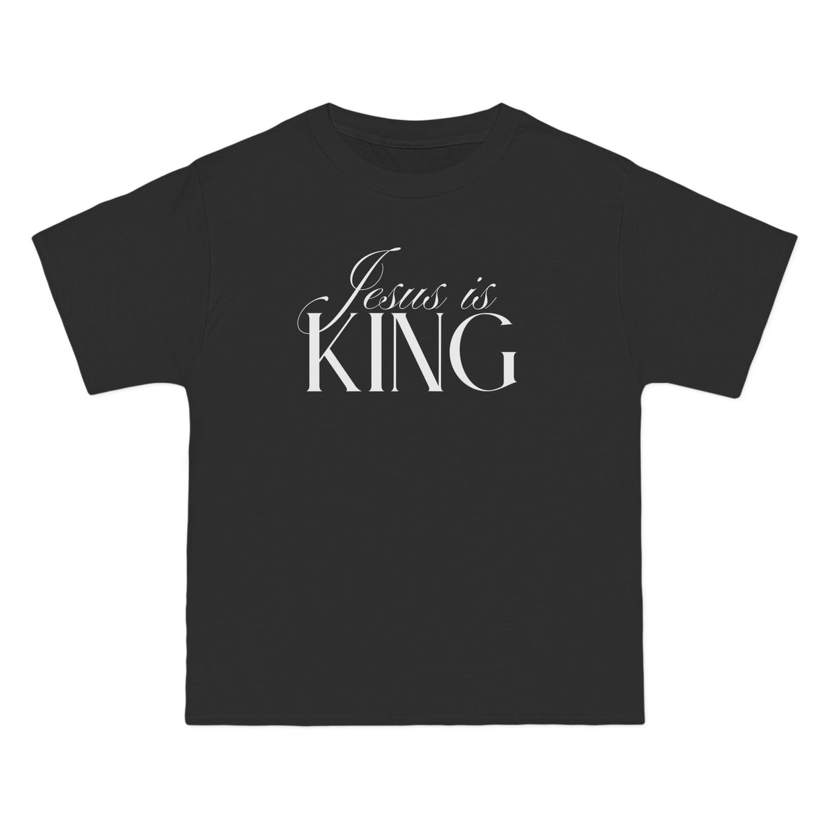 Jesus Is King Oversized Tee | Christian Shirt.