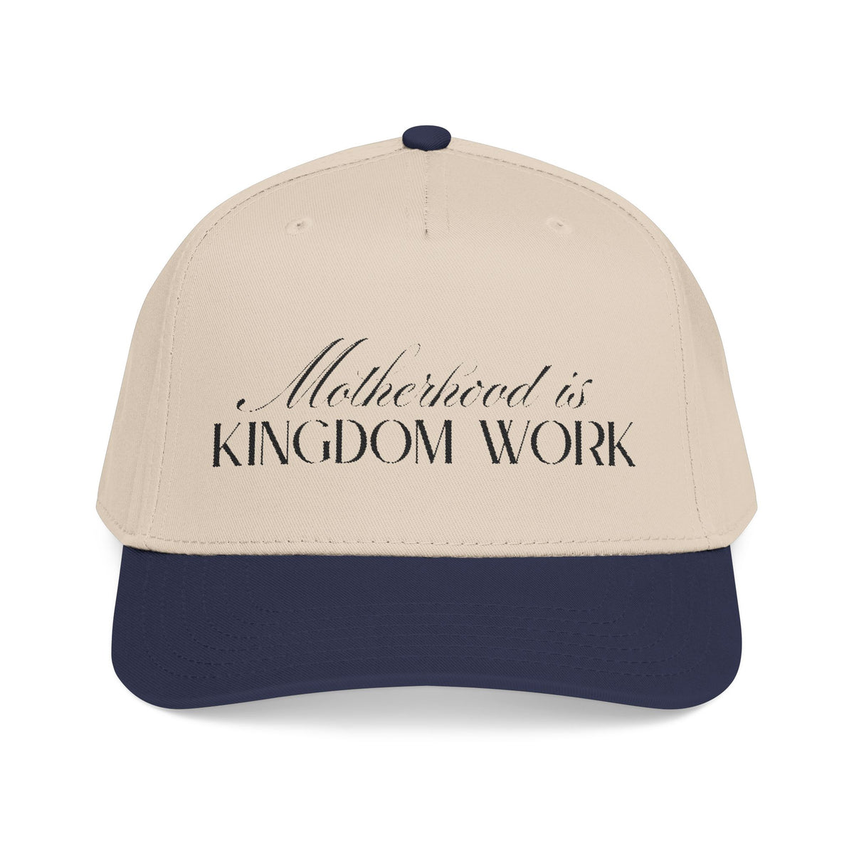 Motherhood Is Kingdom Work Hat | Christian Mom Cap.