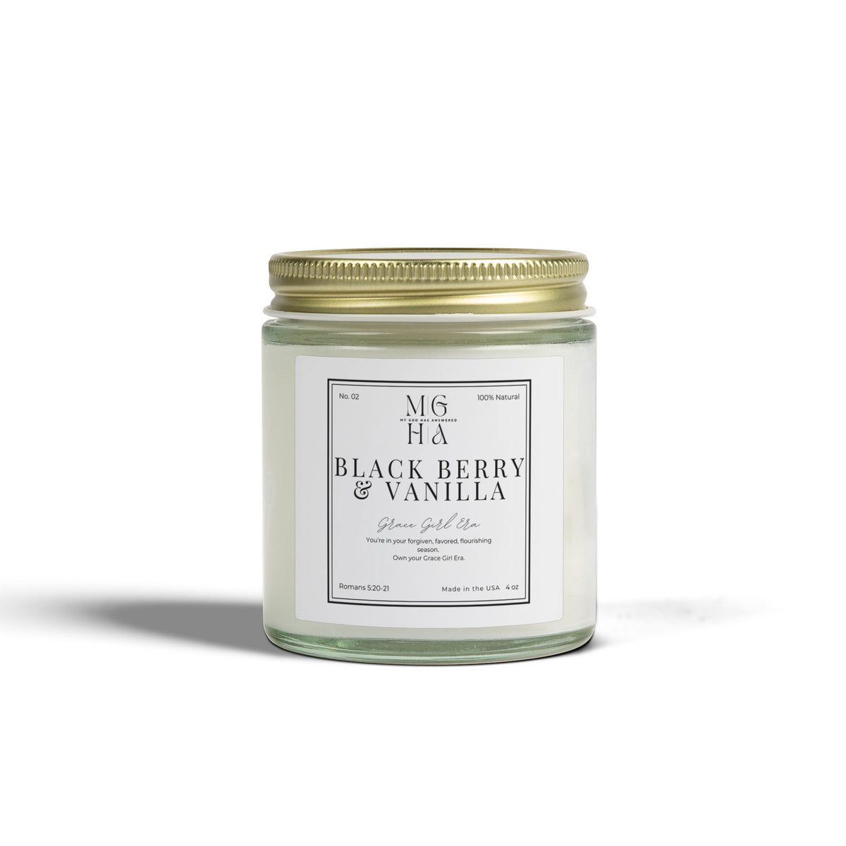 Grace Girl Era Candle | Blackberry Vanilla Scented Candle (4oz, 9oz)
