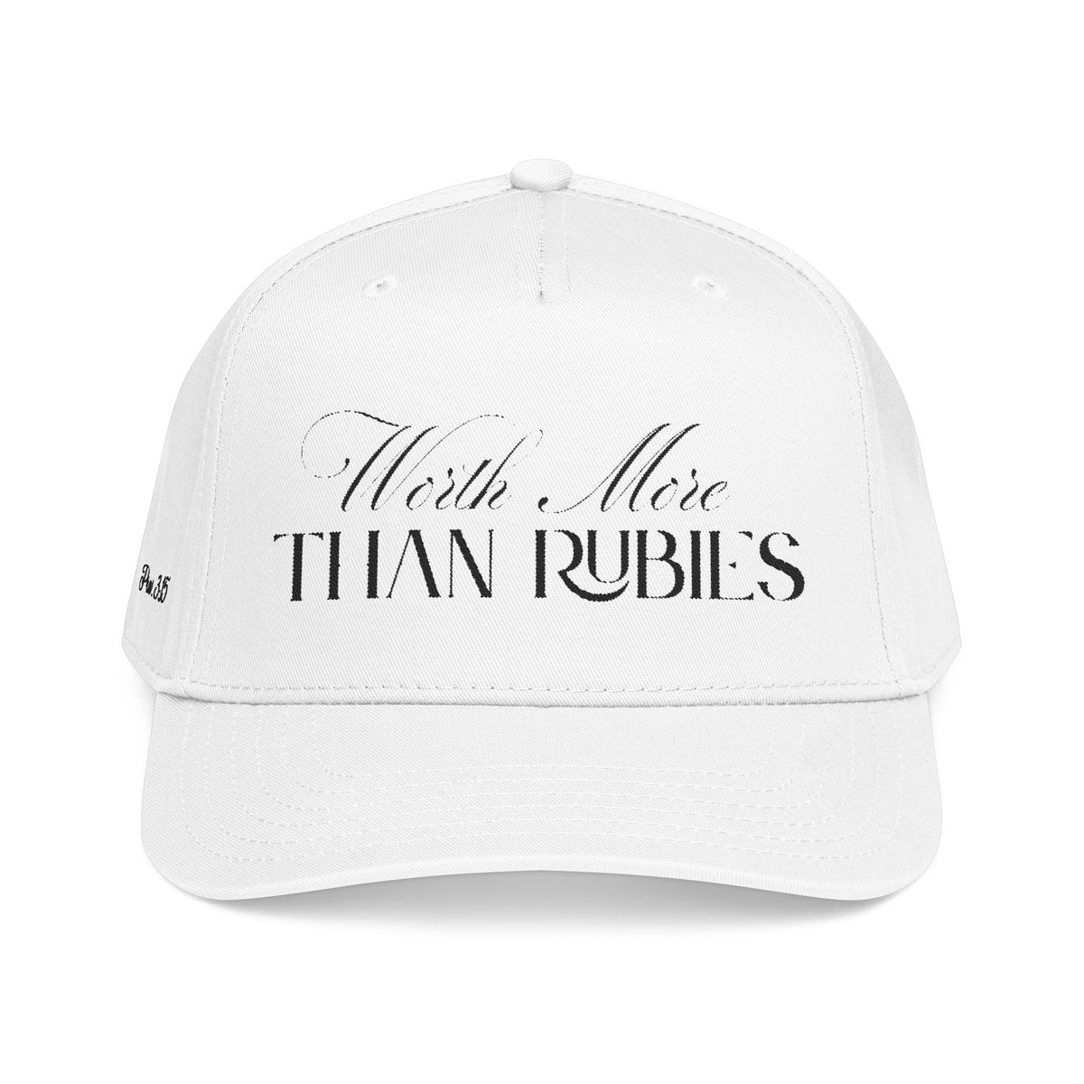 Worth More Than Rubies Hat | Christian Women's Cap.