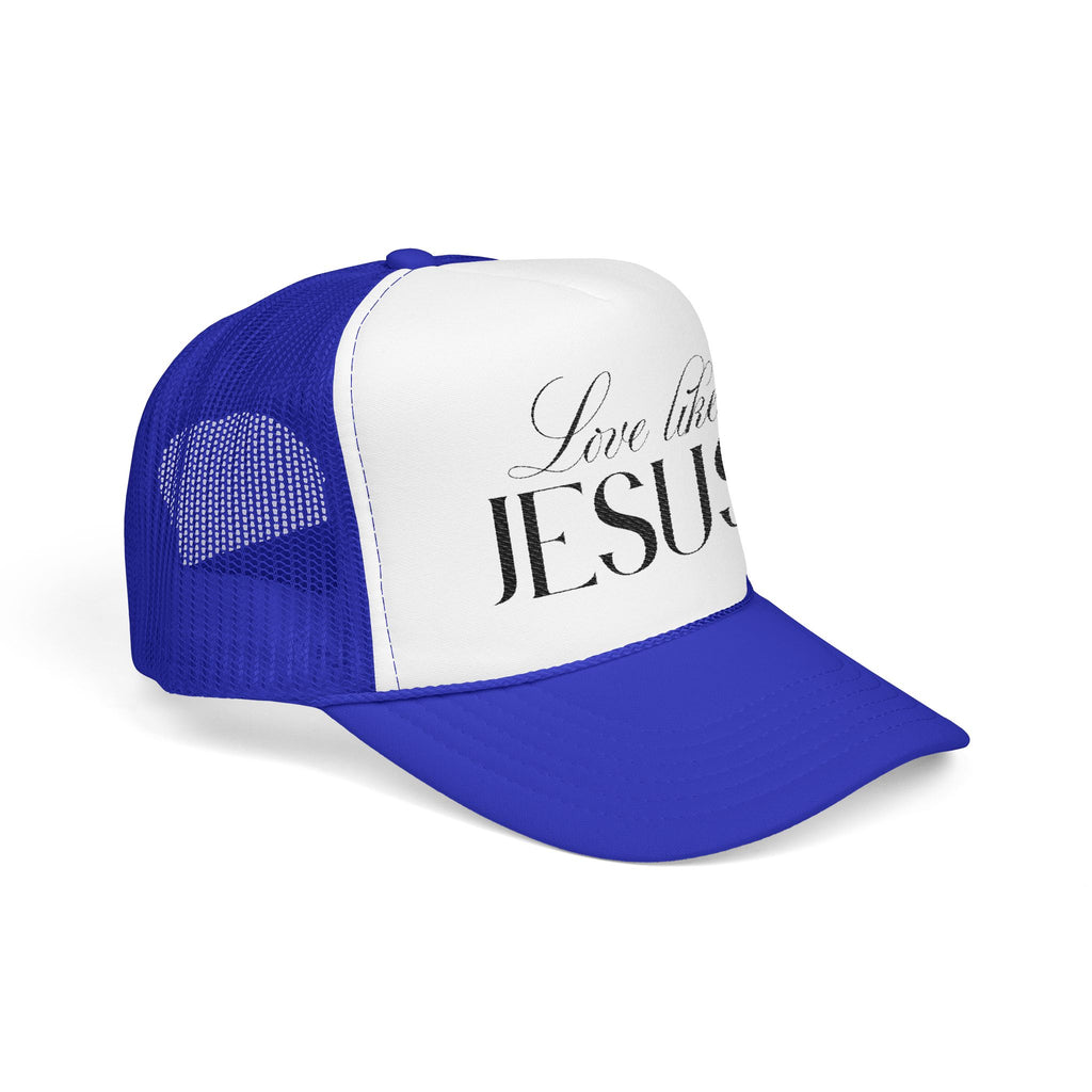 Love Like Jesus Embroidered Trucker Hat | Christian Cap.