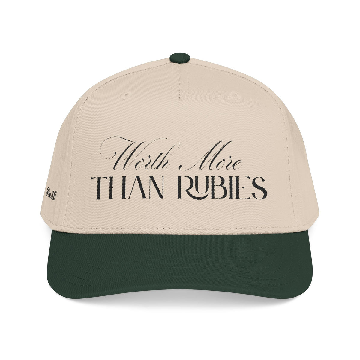 Worth More Than Rubies Hat | Christian Women's Cap.