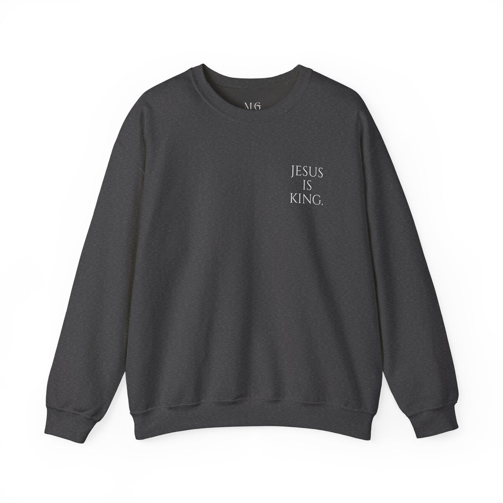Jesus Is King | Revelation 17:14 Christian Sweatshirt | My God Has Answered.