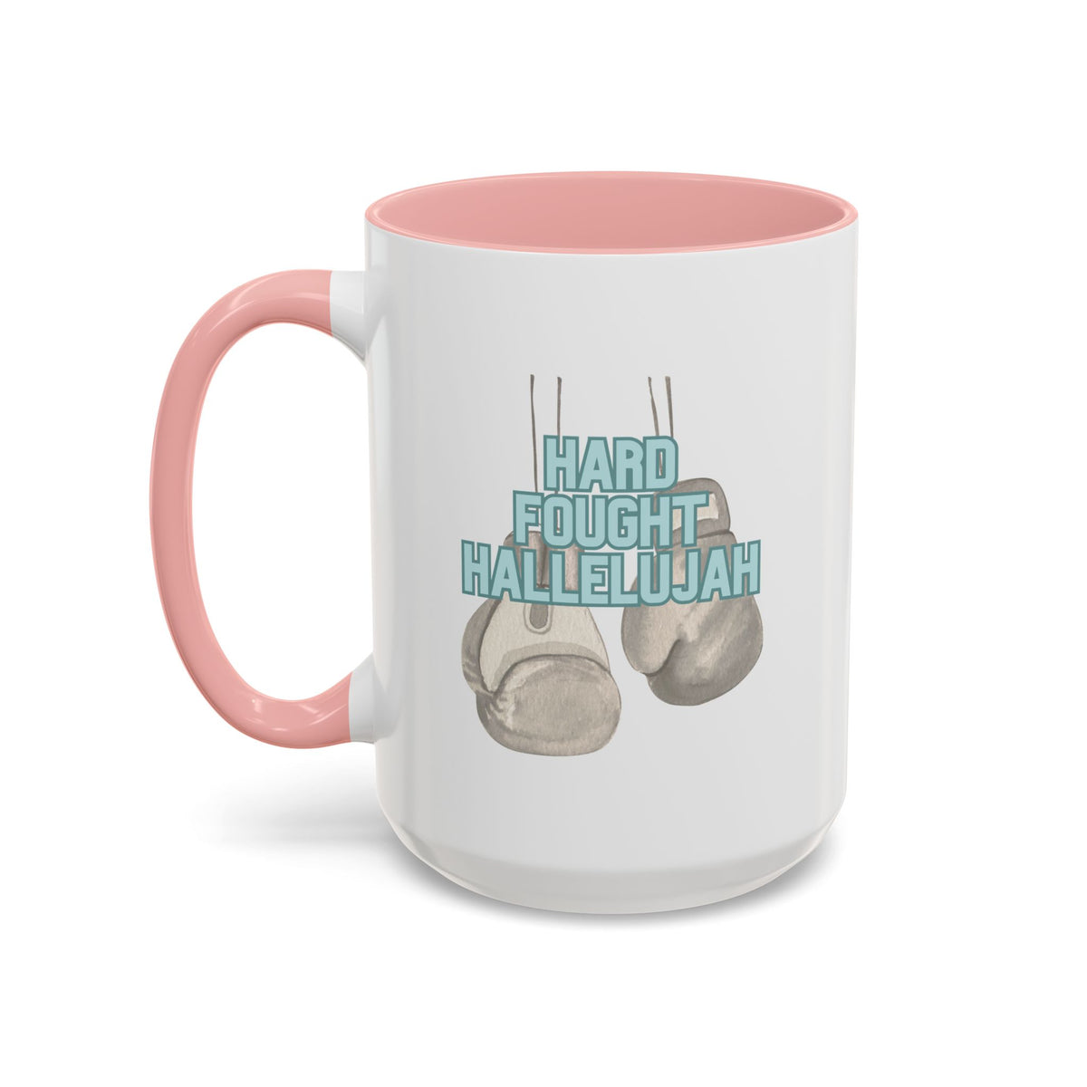 Hard Fought Hallelujah | Accent Coffee Mug, 15oz.