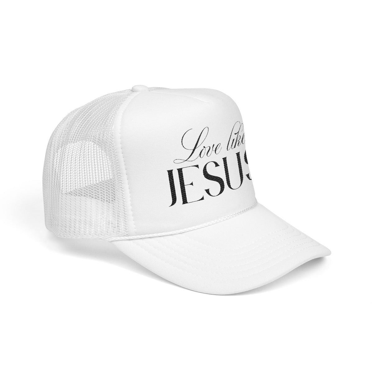 Love Like Jesus Embroidered Trucker Hat | Christian Cap.
