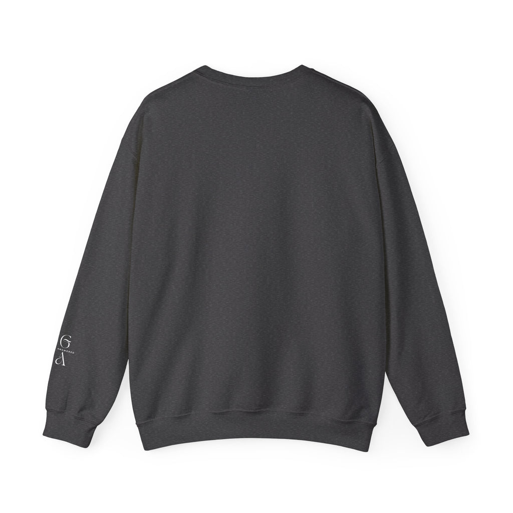 Make Heaven Crowded Script Sweater | Christian Sweater.
