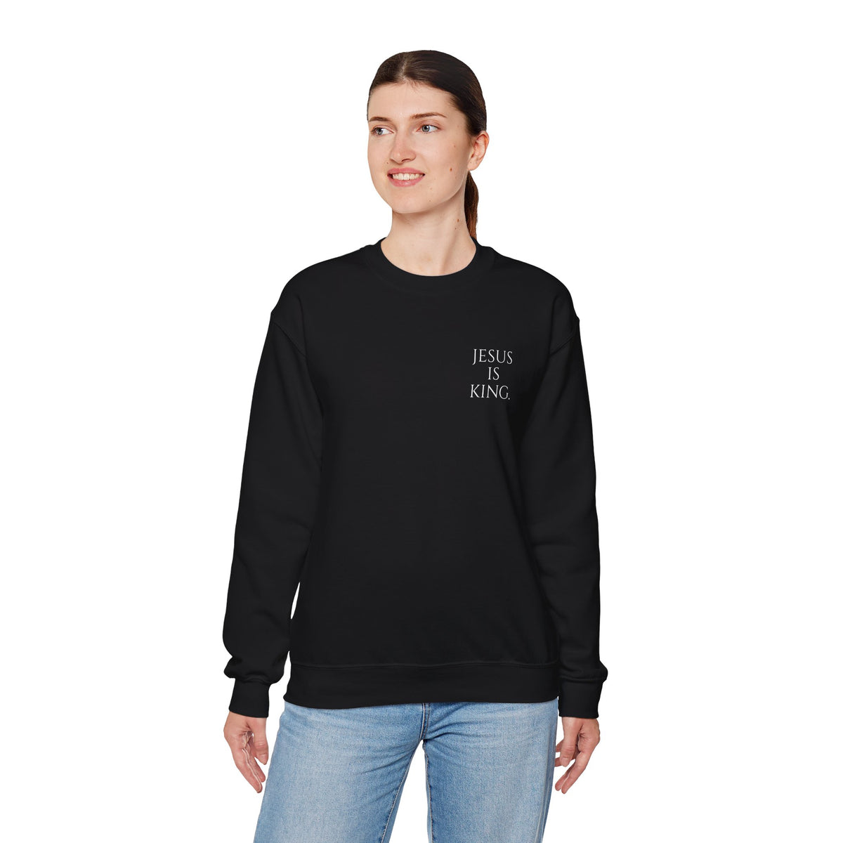 Jesus Is King | Revelation 17:14 Christian Sweatshirt | My God Has Answered.