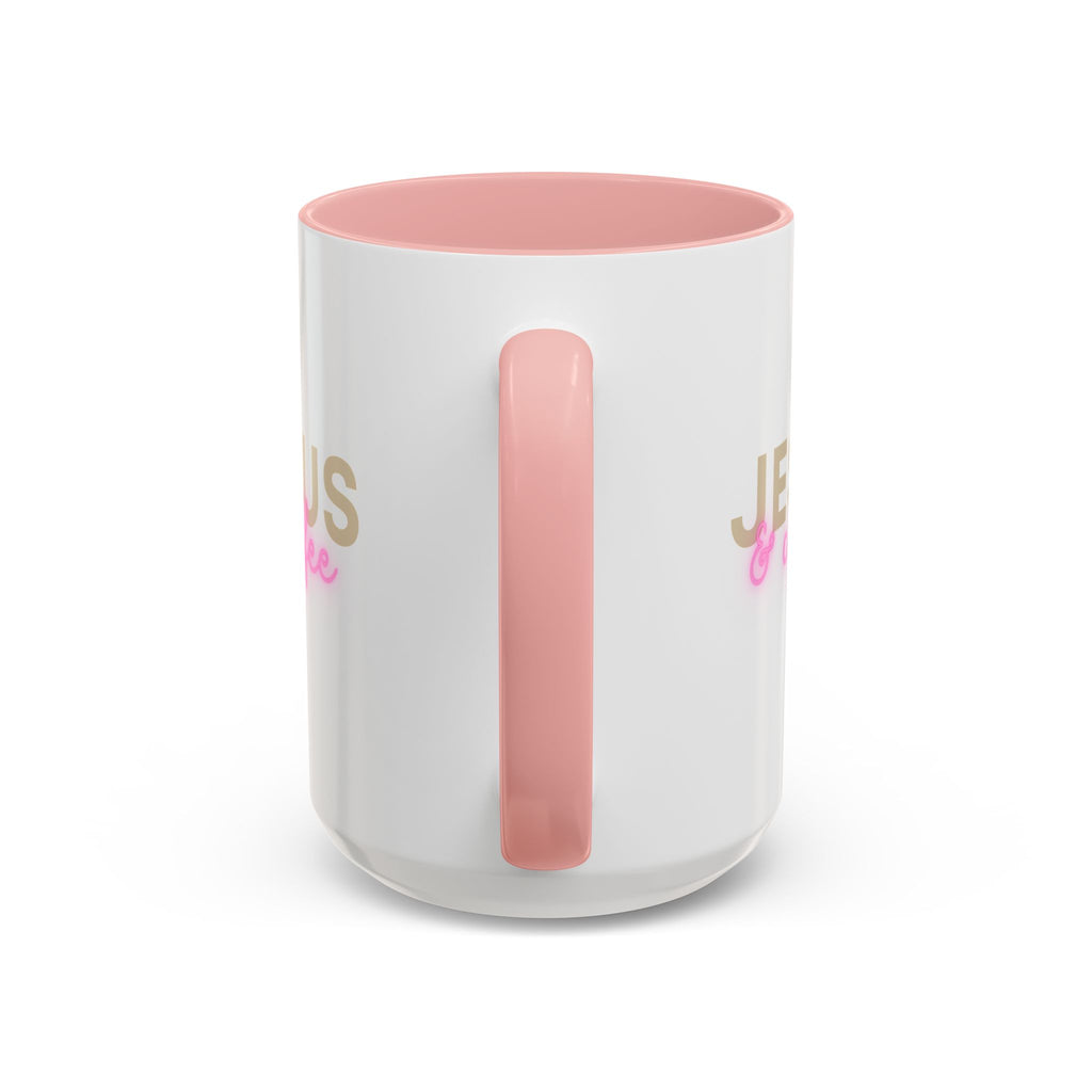 Jesus & Coffee | Accent Mug | Faithful Morning Beverage | 15 oz.