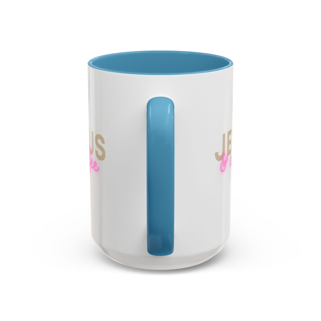 Jesus & Coffee | Accent Mug | Faithful Morning Beverage | 15 oz.