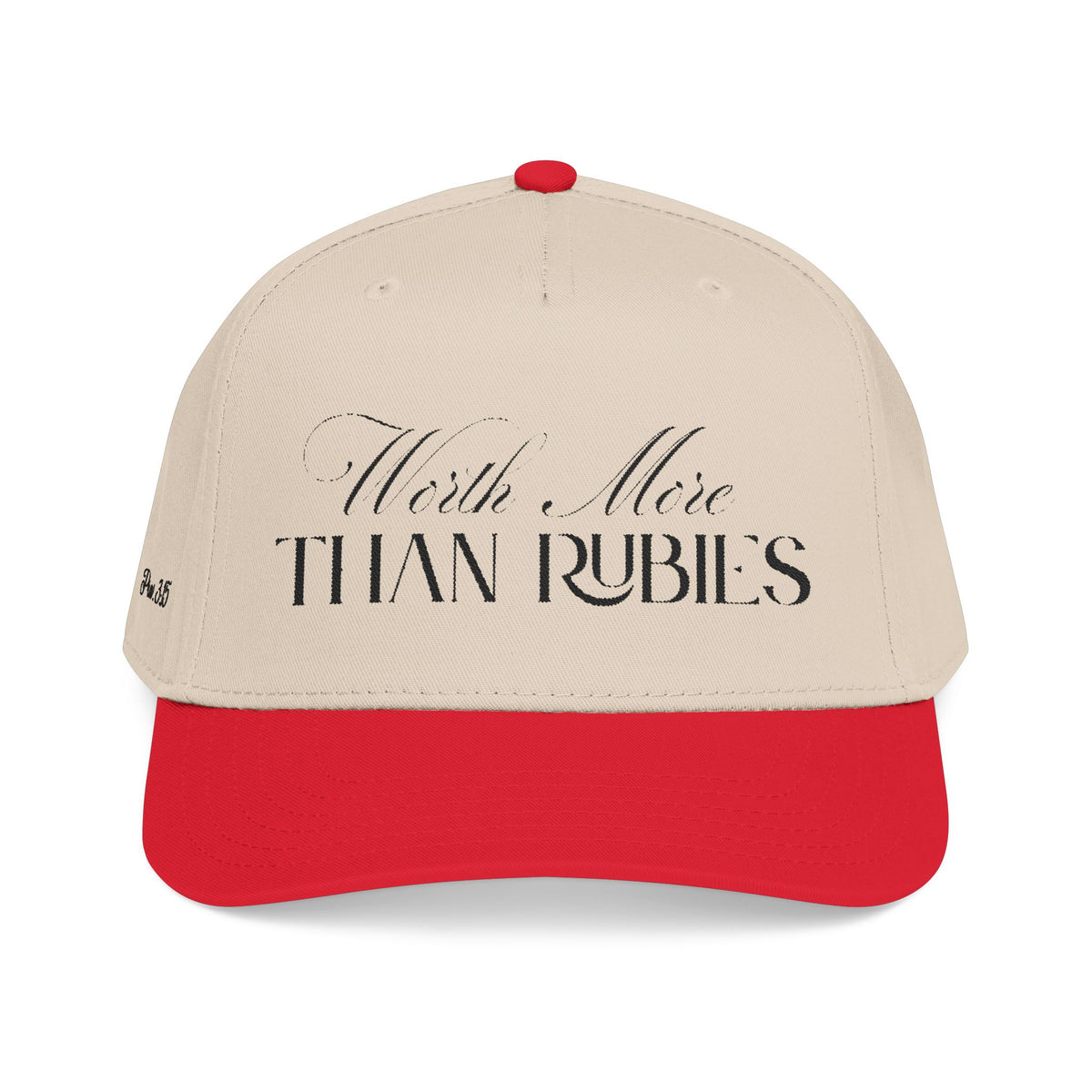Worth More Than Rubies Hat | Christian Women's Cap.