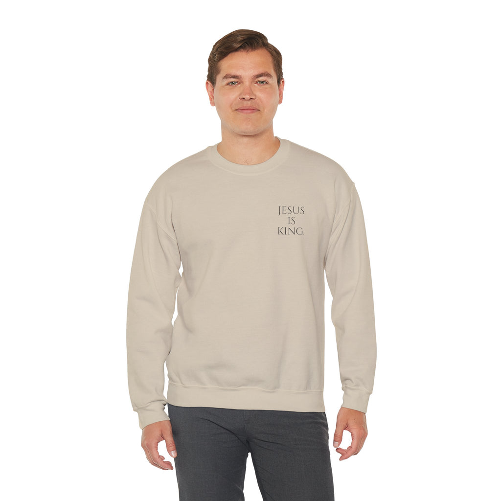 Jesus Is King | Revelation 17:14 Christian Sweatshirt | My God Has Answered.
