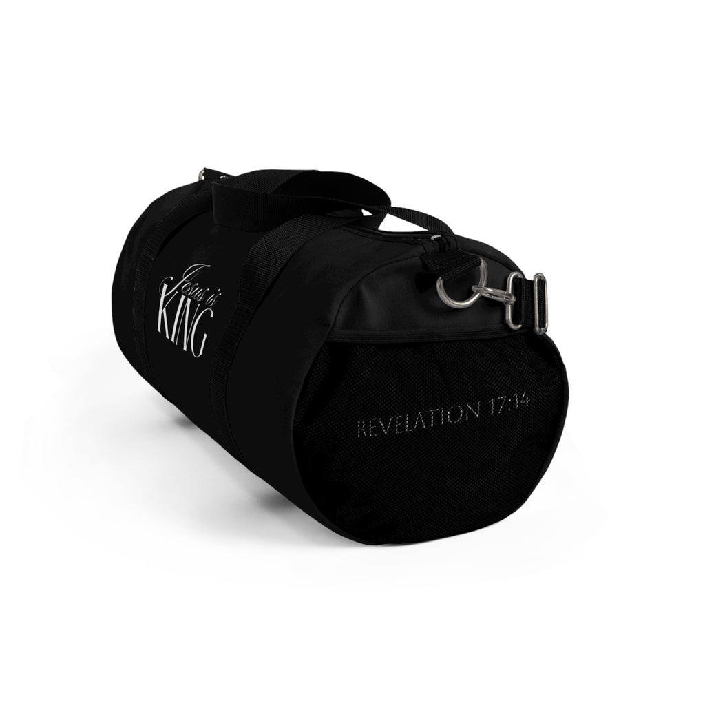 Jesus Is King | Black Stylish Duffel Bag.