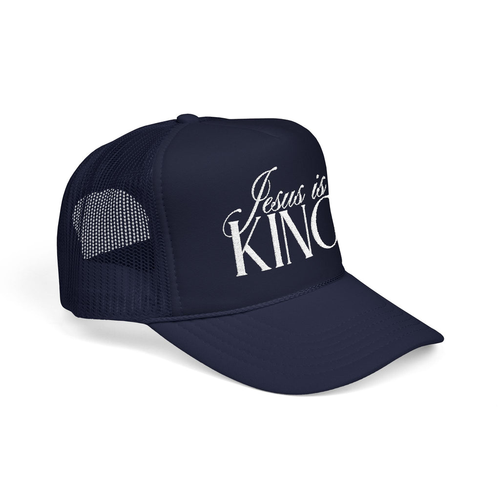Jesus Is King | Embroidered Trucker Hat.