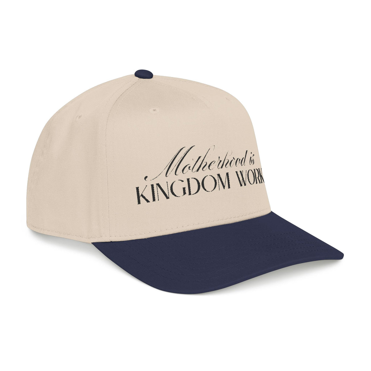 Motherhood Is Kingdom Work Hat | Christian Mom Cap.