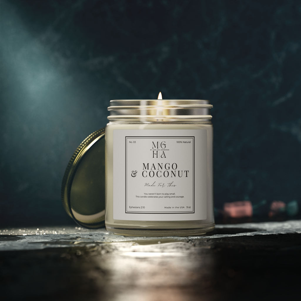 Made For This Candle | Mango Coconut Scented Candle (4oz, 9oz)