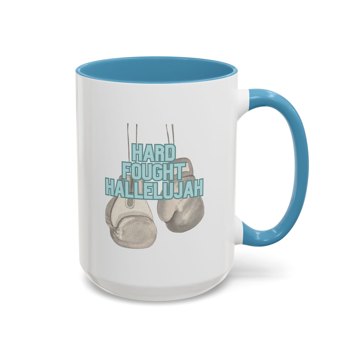 Hard Fought Hallelujah | Accent Coffee Mug, 15oz.