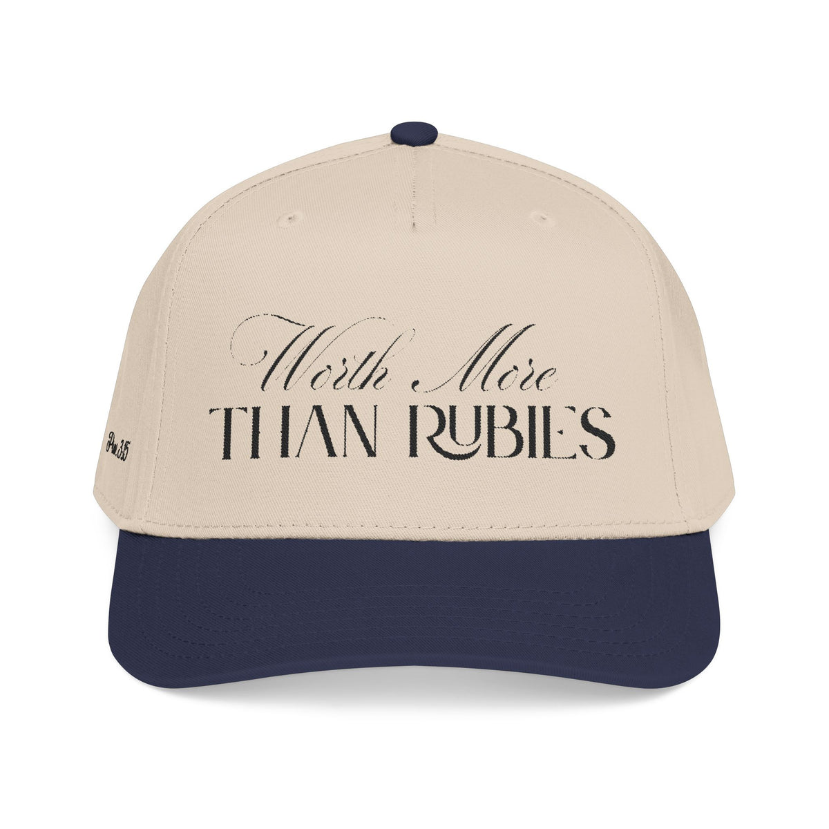 Worth More Than Rubies Hat | Christian Women's Cap.