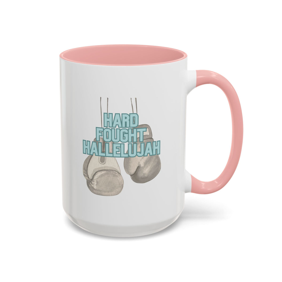 Hard Fought Hallelujah | Accent Coffee Mug, 15oz.