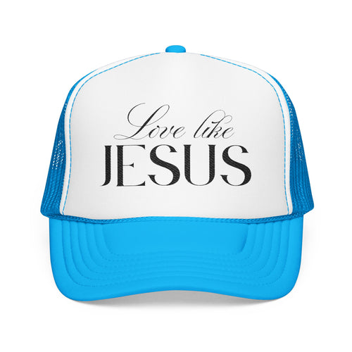 Love Like Jesus Embroidered Trucker Hat | Christian Cap.