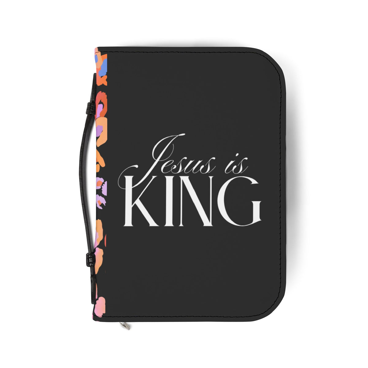 Jesus Is King Bible Cover | Faith Journal Cover | Religious Gifts | Personalized Bible Case.