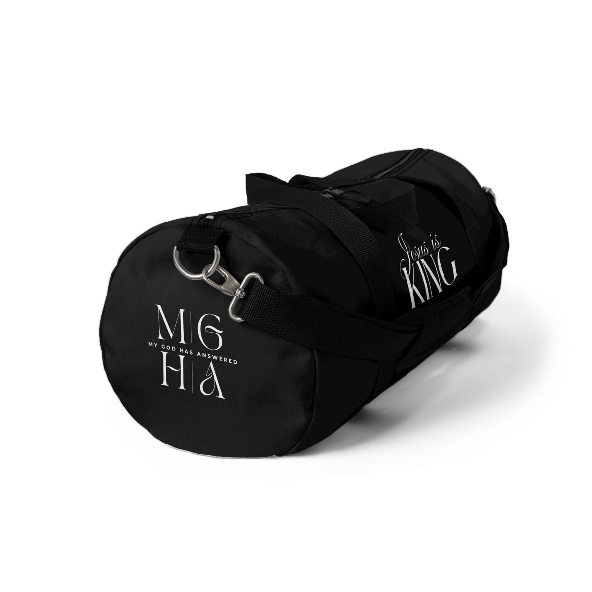 Jesus Is King | Black Stylish Duffel Bag.
