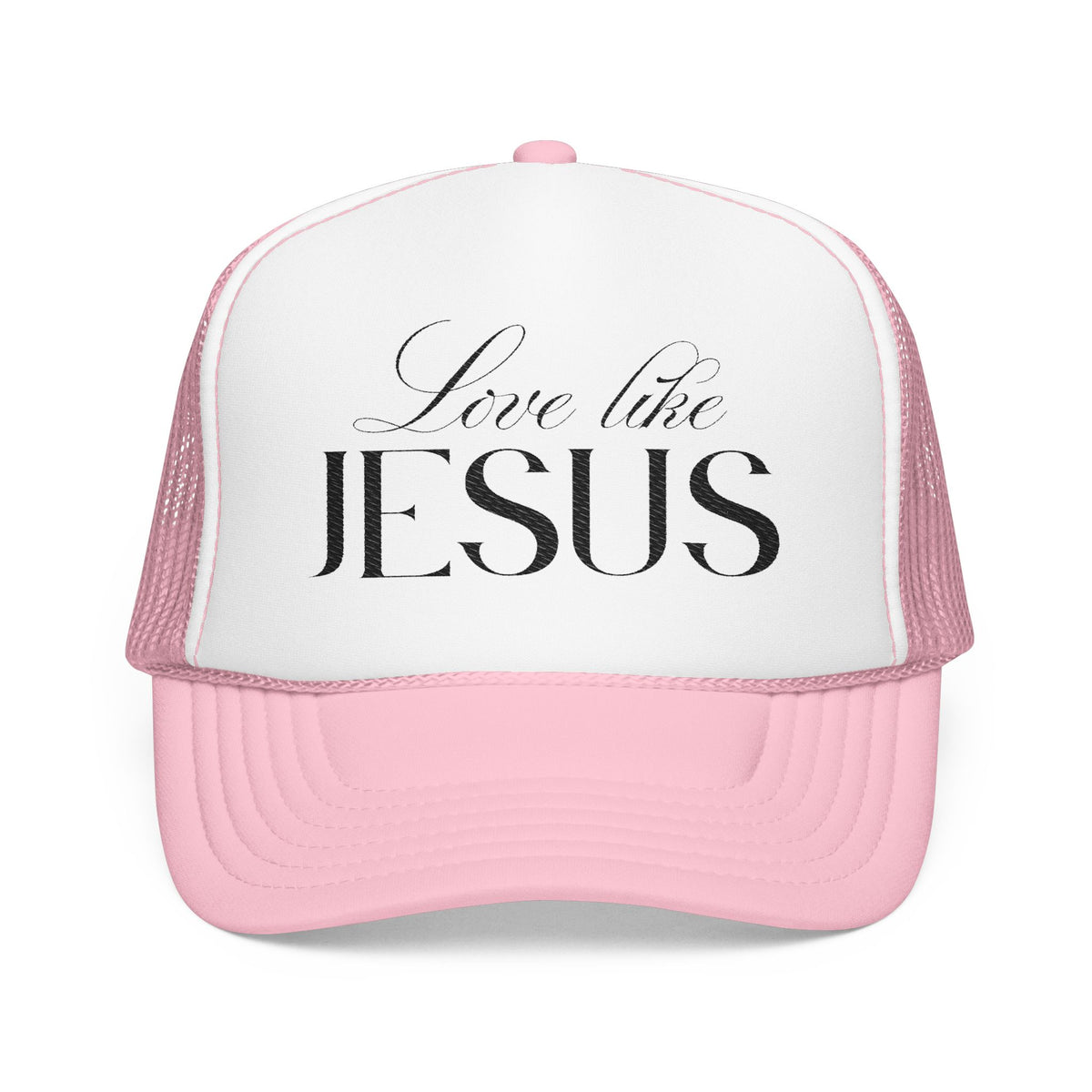 Love Like Jesus Embroidered Trucker Hat | Christian Cap.