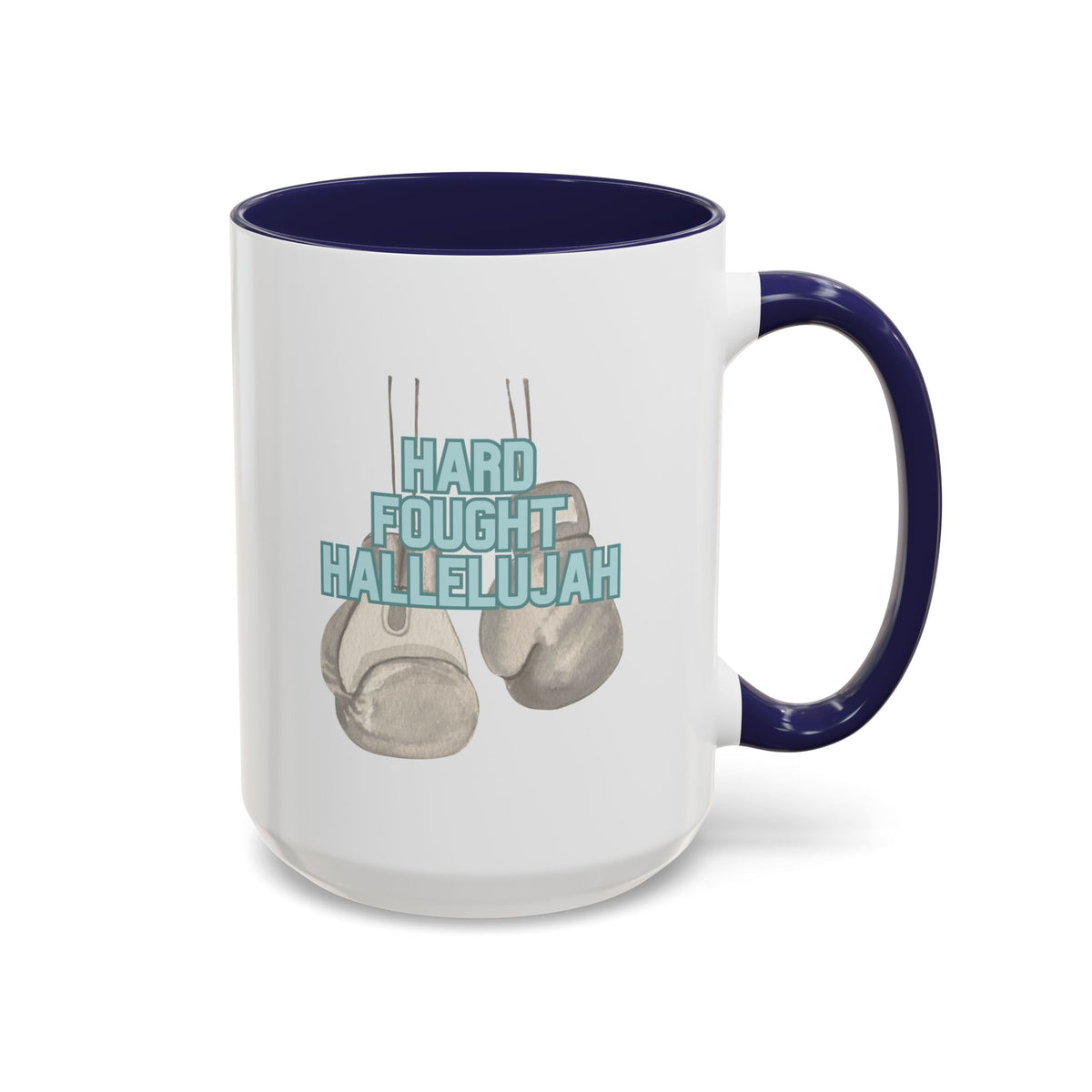 Hard Fought Hallelujah | Accent Coffee Mug, 15oz.