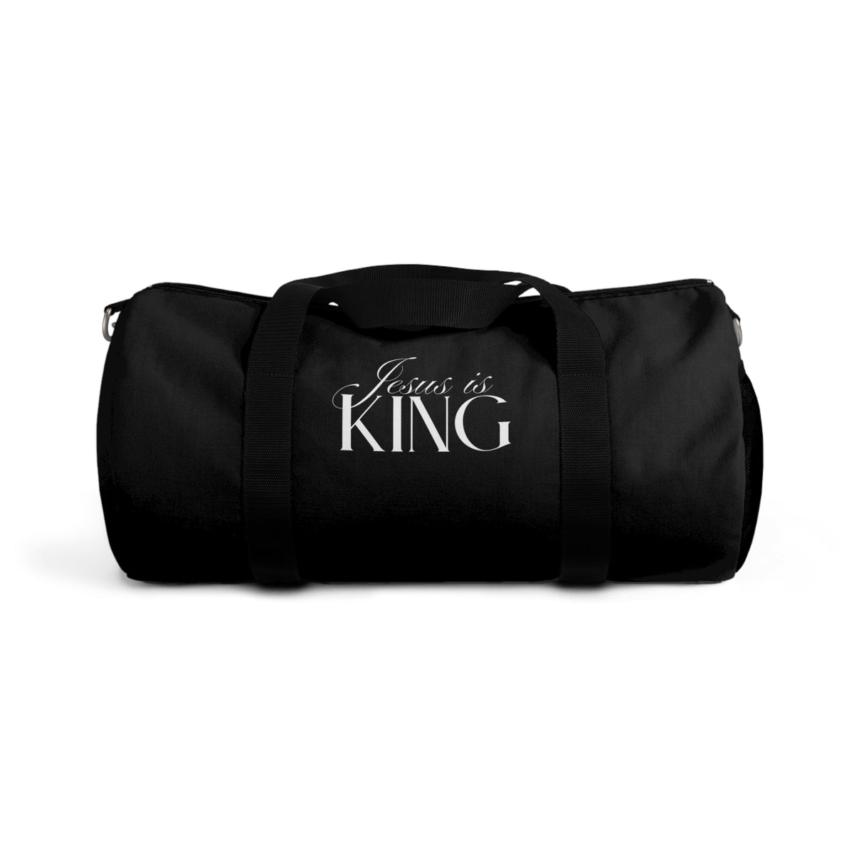 Jesus Is King | Black Stylish Duffel Bag.