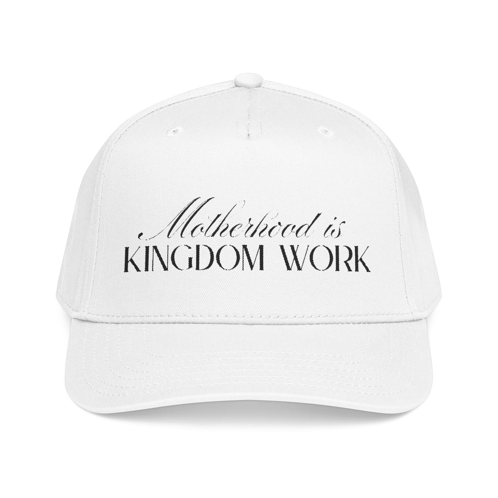 Motherhood Is Kingdom Work Hat | Christian Mom Cap.