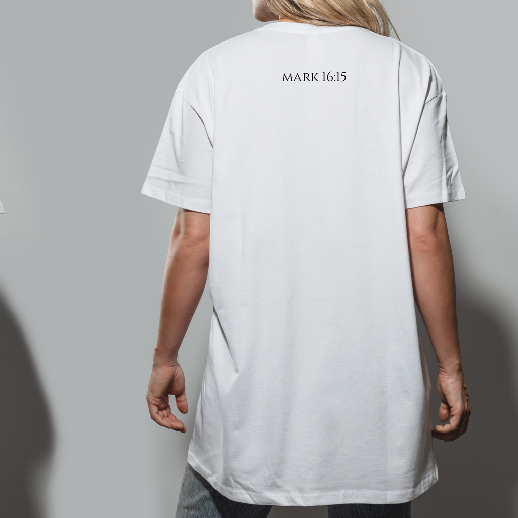 Make Heaven Crowded Oversized Tee | Christian T-Shirt.