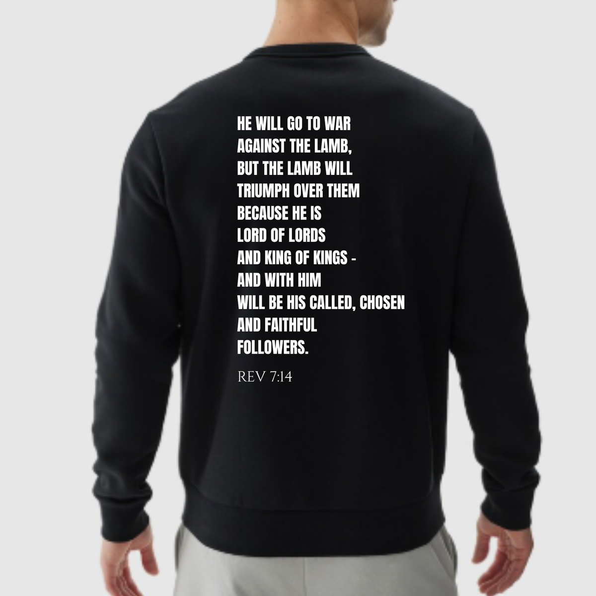 Jesus Is King | Revelation 17:14 Christian Sweatshirt | My God Has Answered.