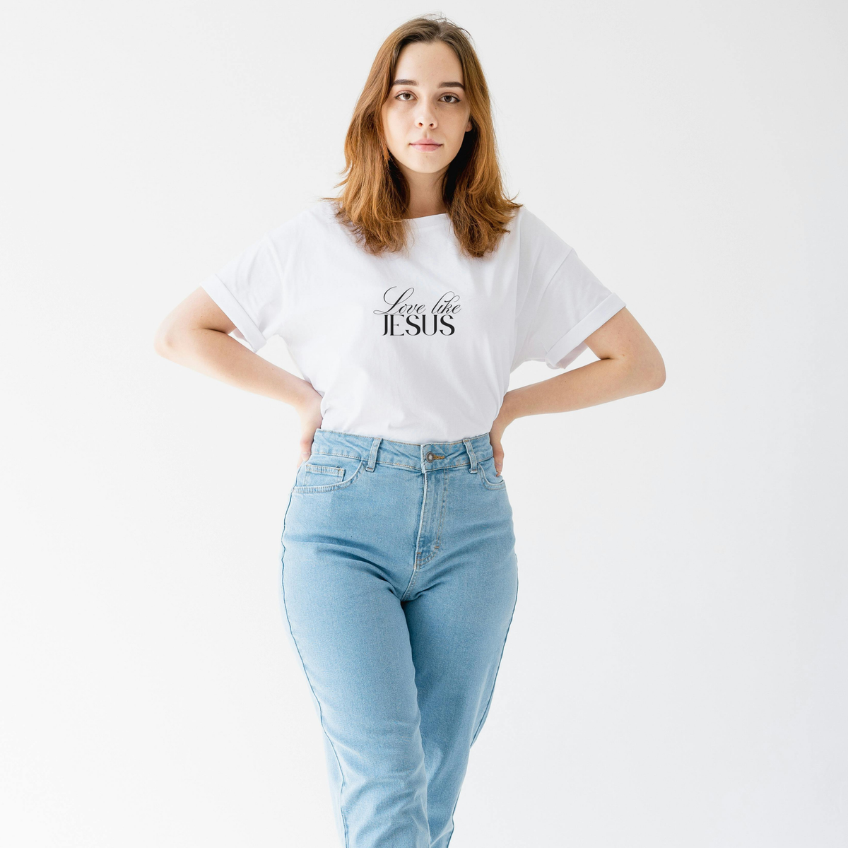 Love Like Jesus Soft Comfy Tee | Christian Shirt.