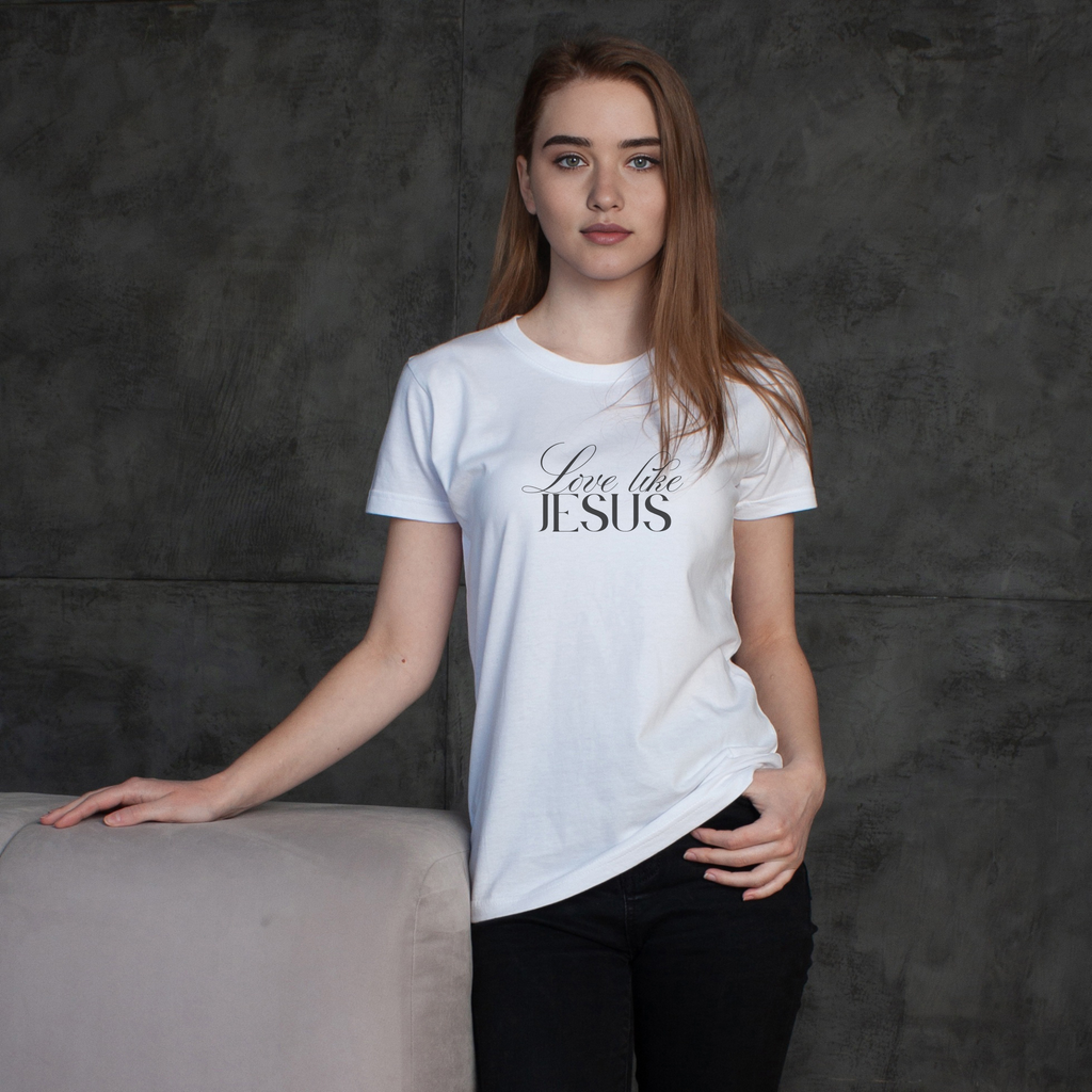 Love Like Jesus Soft Comfy Tee | Christian Shirt.