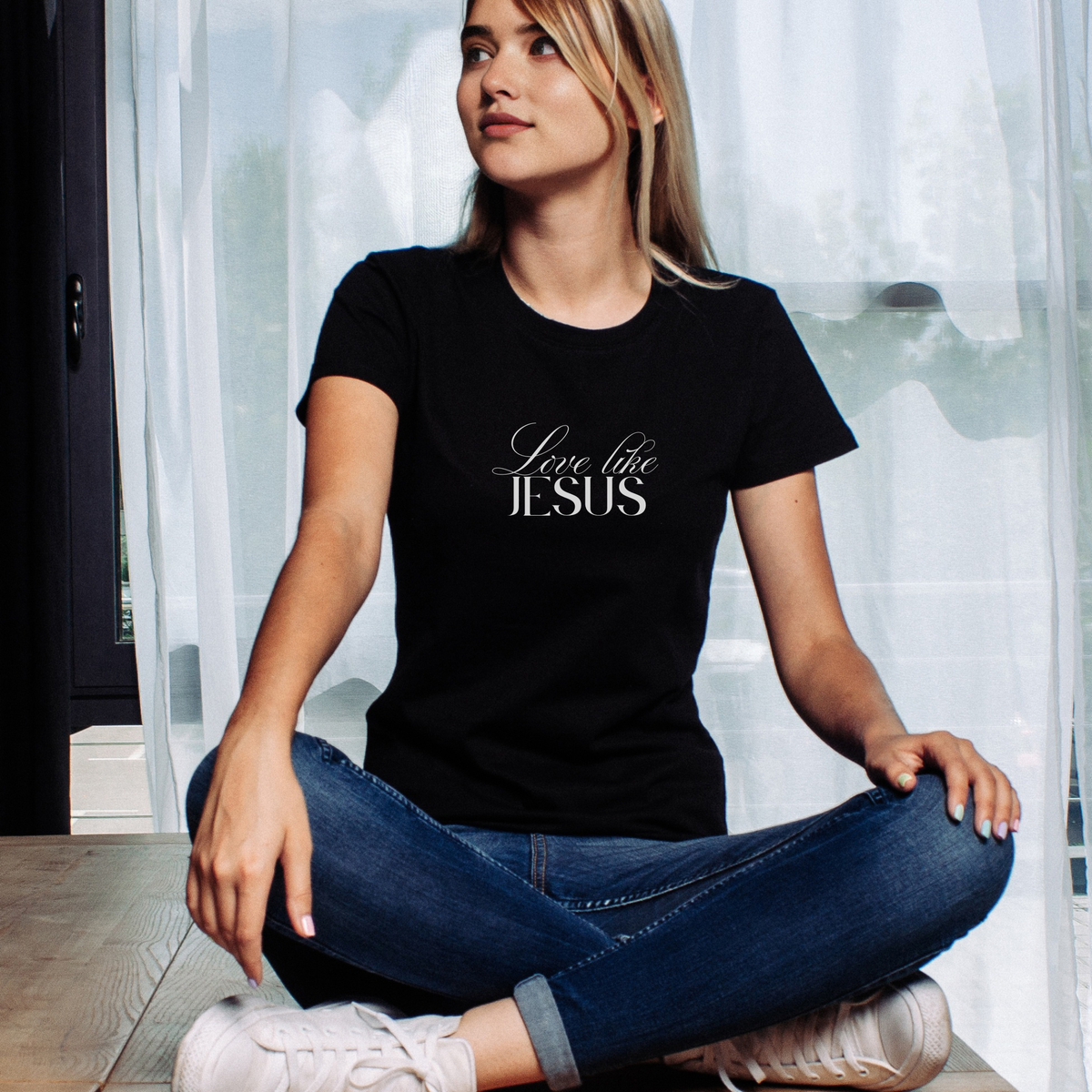 Love Like Jesus Soft Comfy Tee | Christian Shirt.