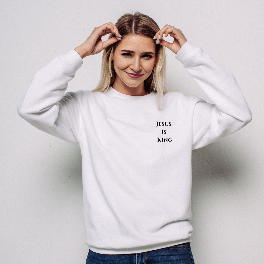 Jesus Is King | Revelation 17:14 Christian Sweatshirt | My God Has Answered.