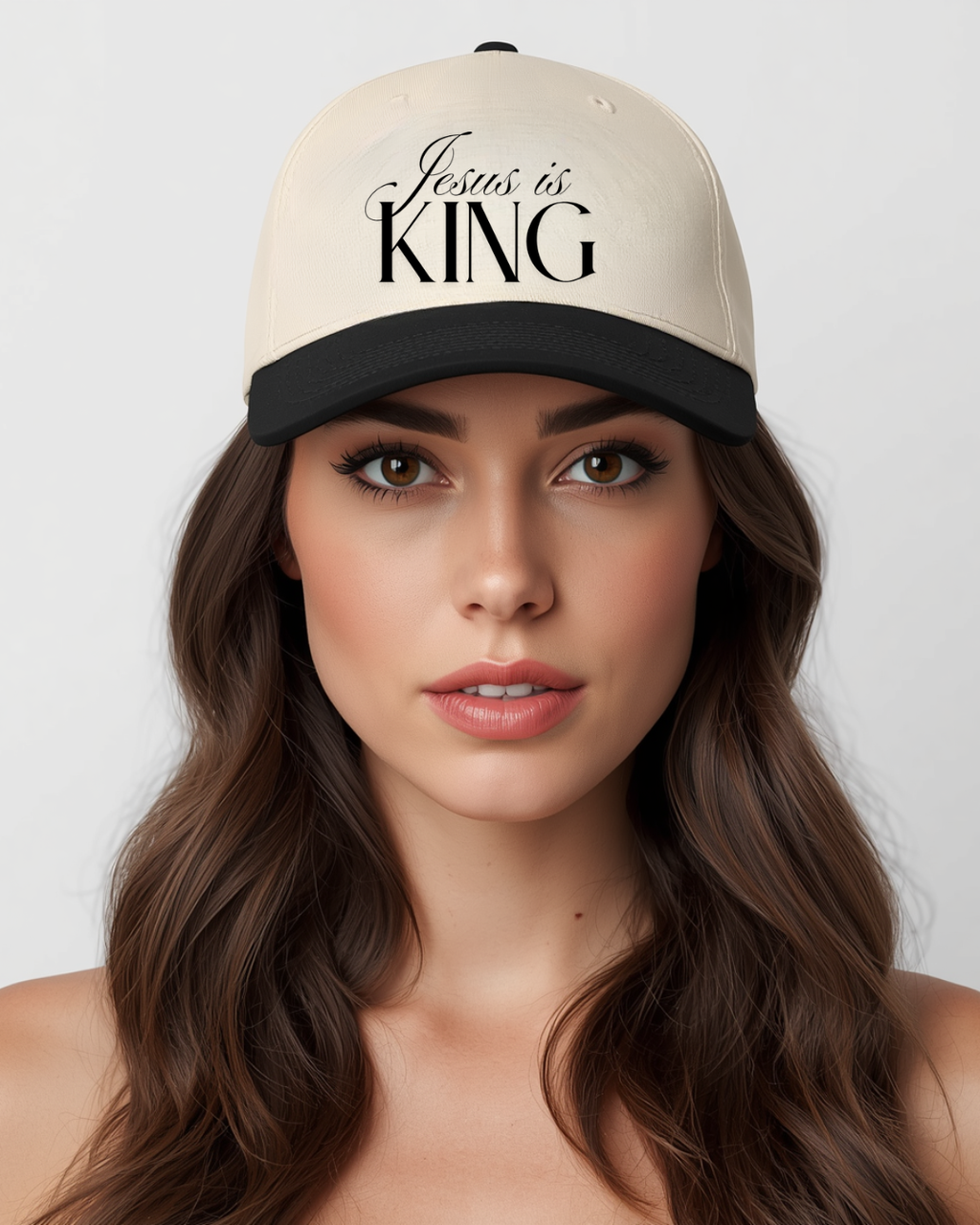 Jesus Is King Hat | Bold Christian Cap for Believers.