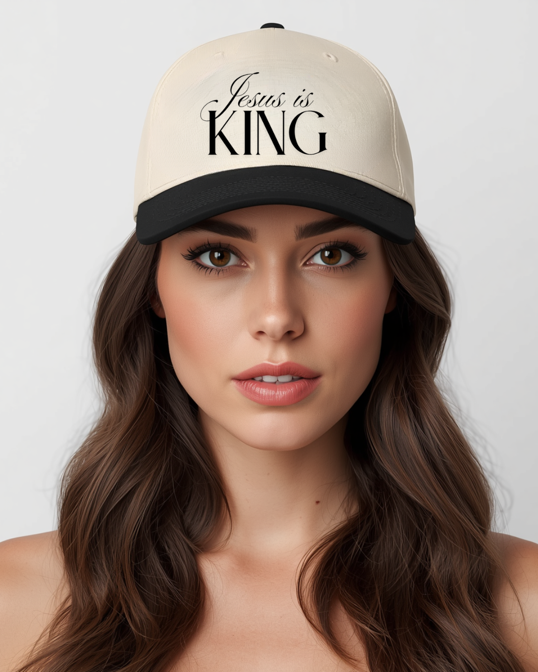 Jesus Is King Hat | Bold Christian Cap for Believers.