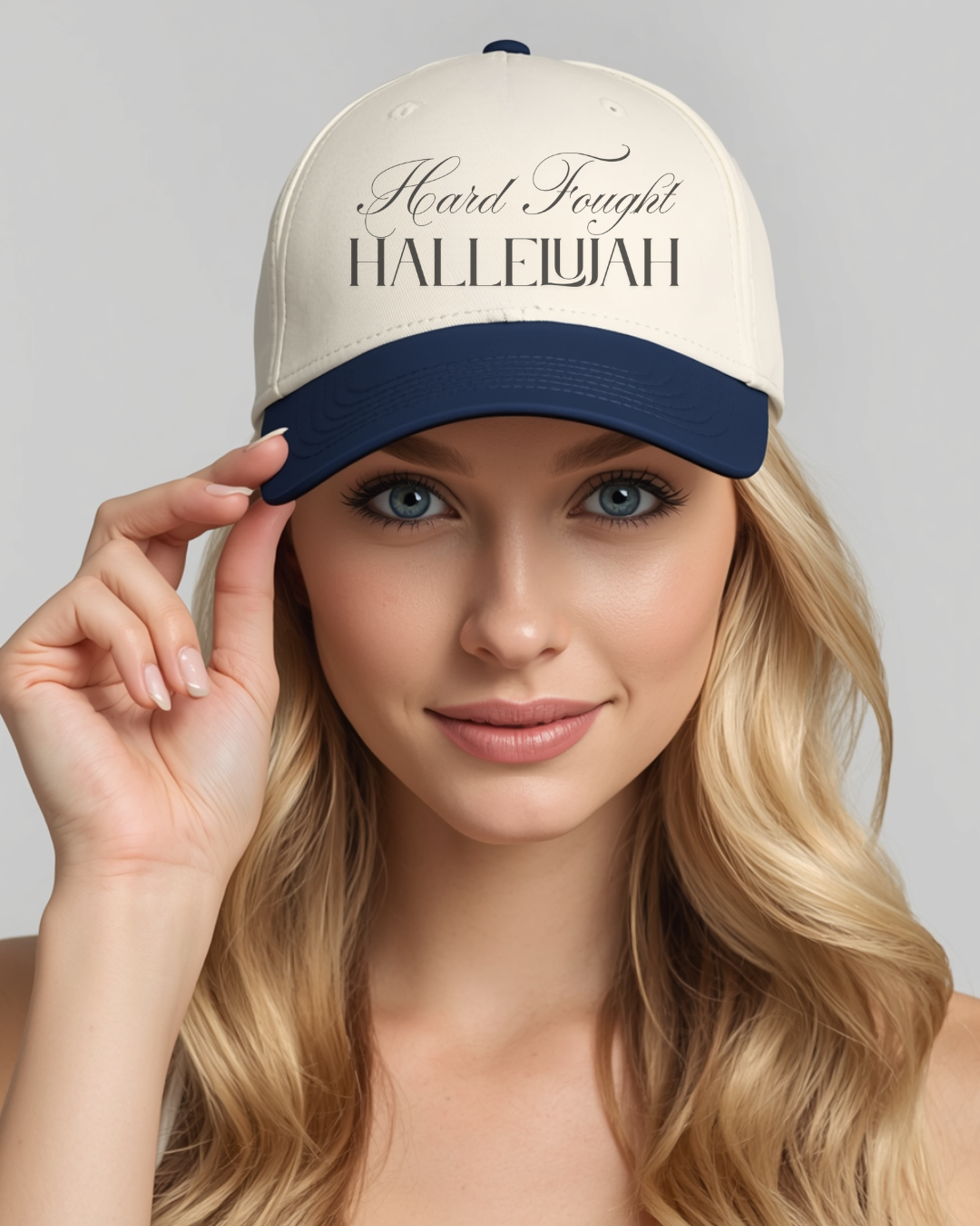 Hard Fought Hallelujah Hat | Christian Cap of Hope.