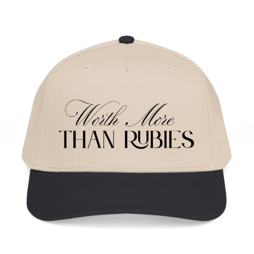 Worth More Than Rubies Hat | Christian Women's Cap.