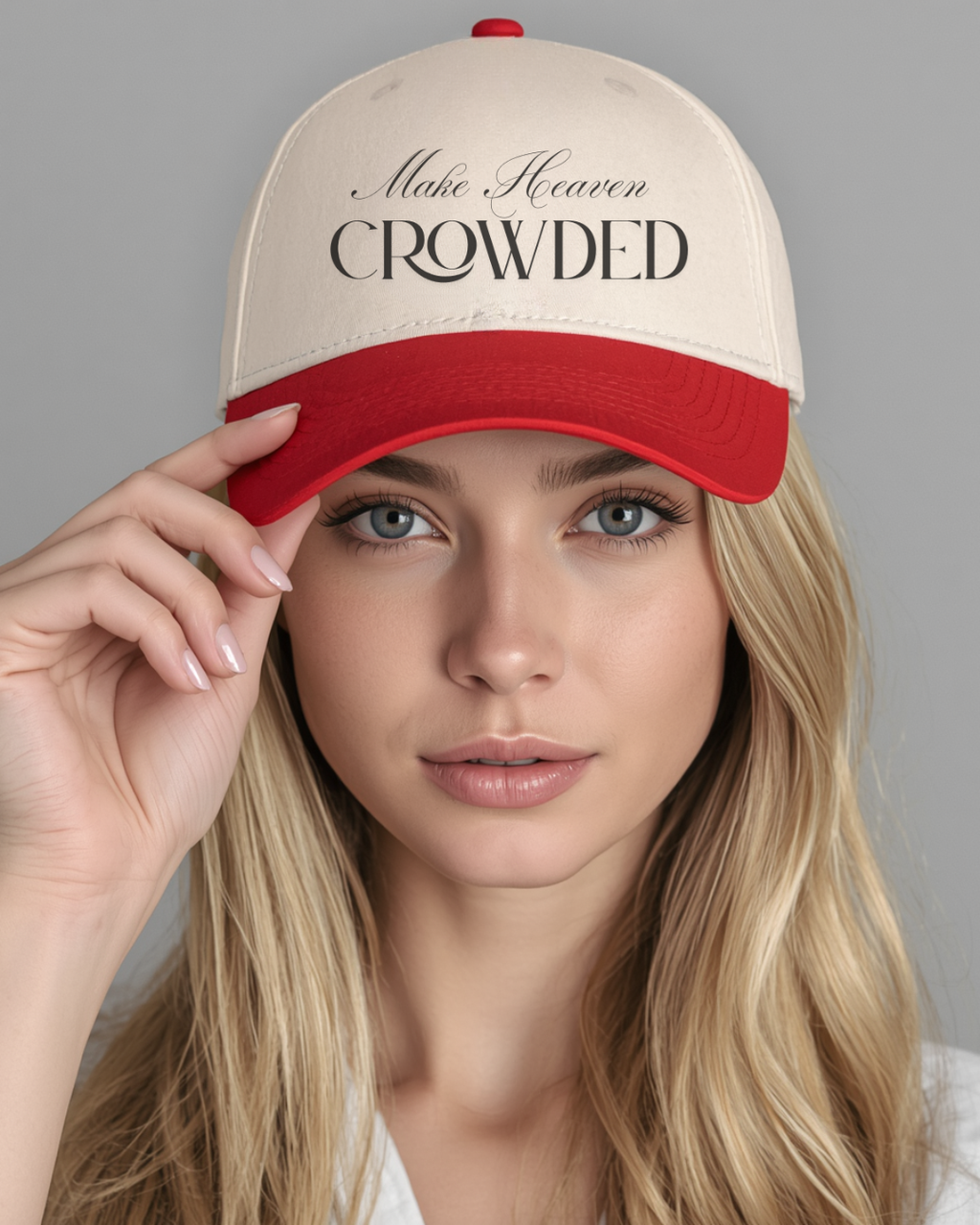 Make Heaven Crowded Hat | Christian Evangelism Cap.