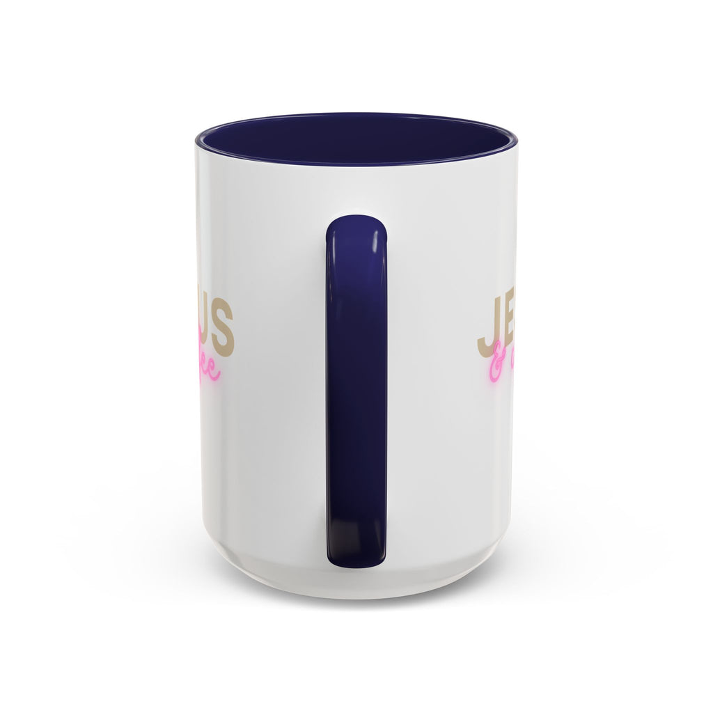 Jesus & Coffee | Accent Mug | Faithful Morning Beverage | 15 oz.