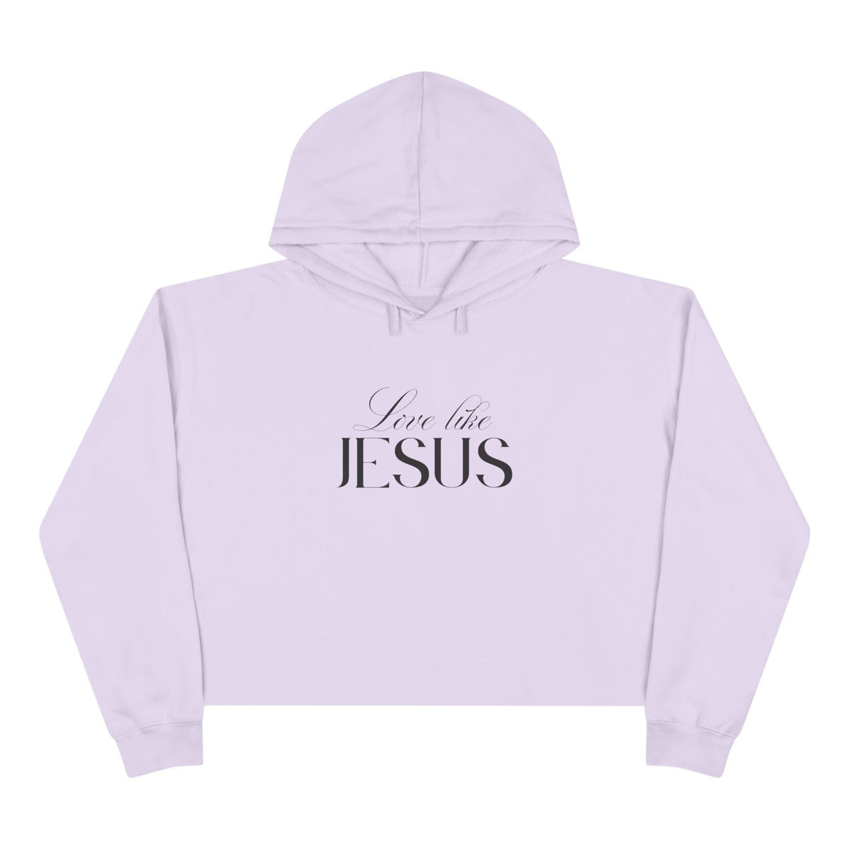 Love Like Jesus Cropped Sweatshirt | Christian Pullover Hoodie.