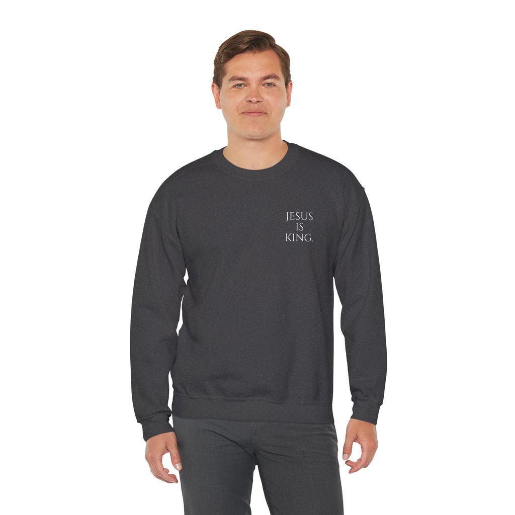 Jesus Is King | Revelation 17:14 Christian Sweatshirt | My God Has Answered.