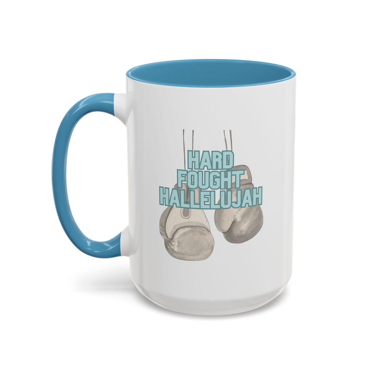 Hard Fought Hallelujah | Accent Coffee Mug, 15oz.