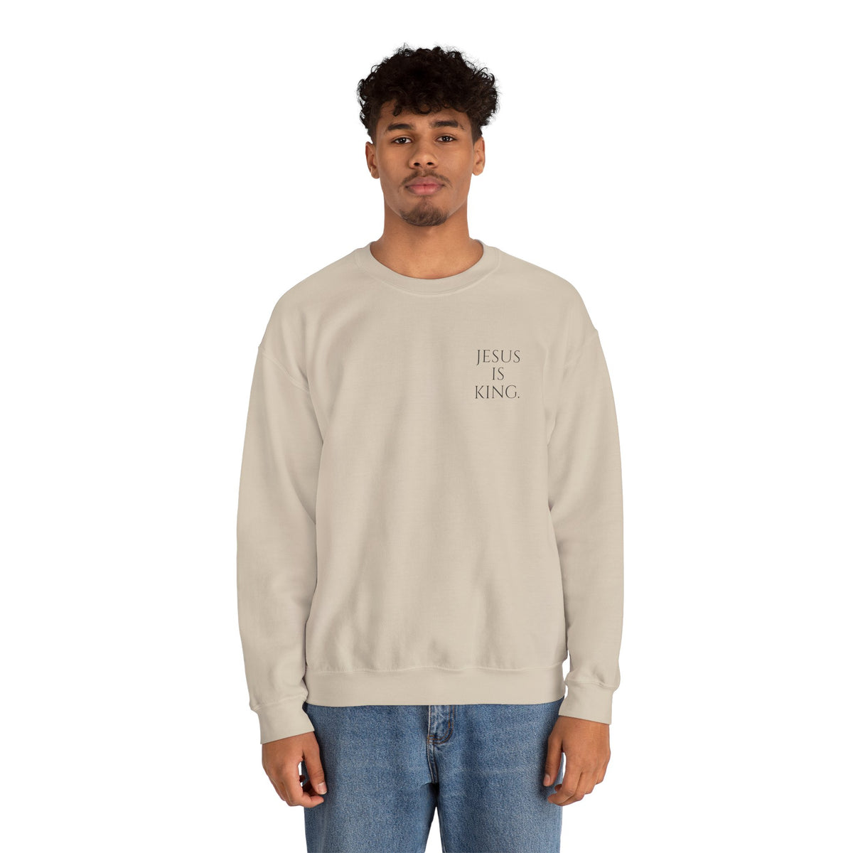 Jesus Is King | Revelation 17:14 Christian Sweatshirt | My God Has Answered.